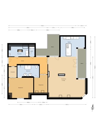 Floorplan - Veenderweg 4A, 6721 WE Bennekom